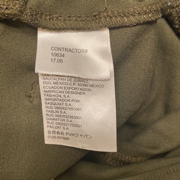 EUC Calvin Klein Olive Green Jegging, size US 8 - Picture 8 of 10